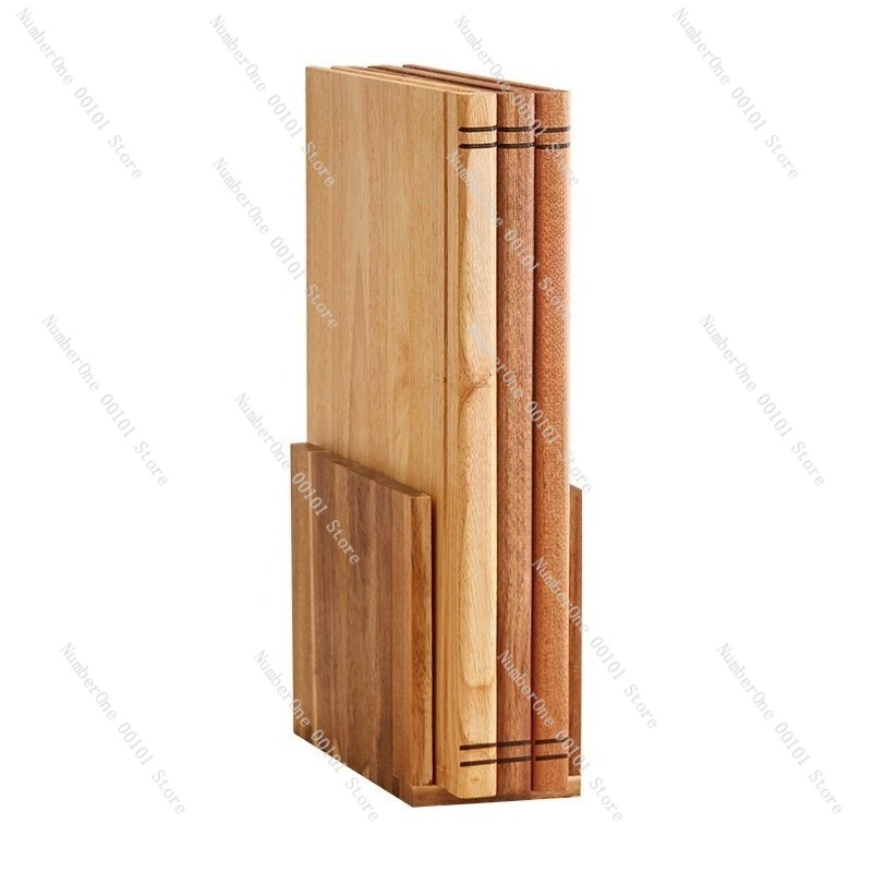 Wooden Serving Tray - Elegant Solid Wood Book Shaped Cutting