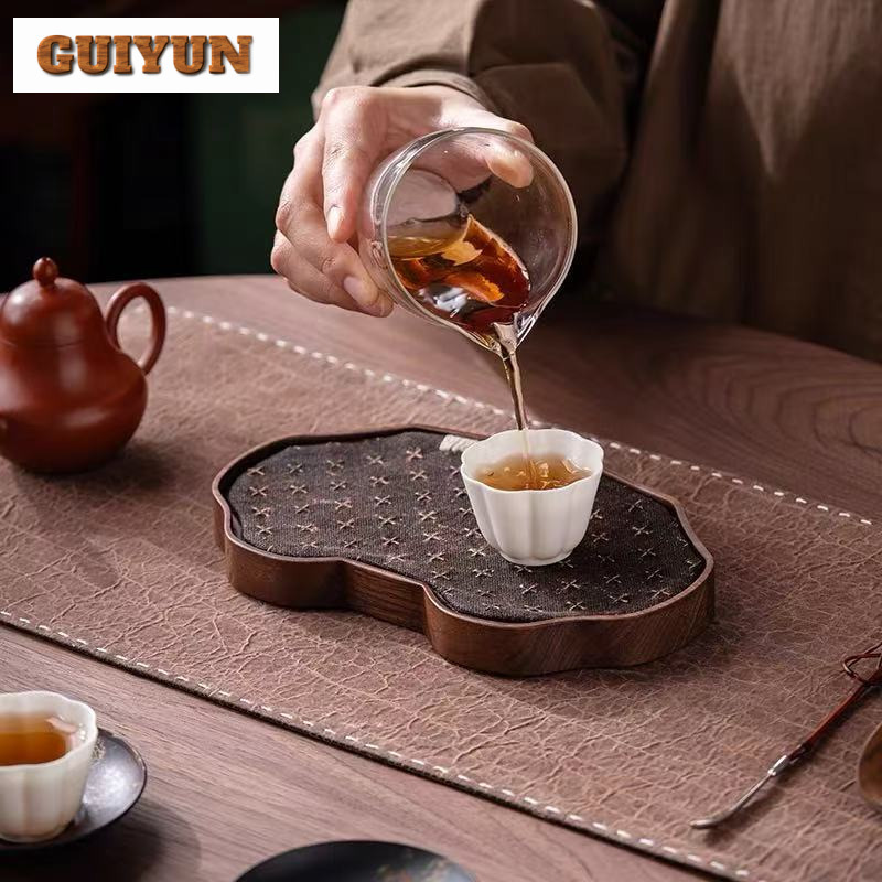 Black Walnut Small Tea Tray Sn - Wooden Serving Tray 评论和价格