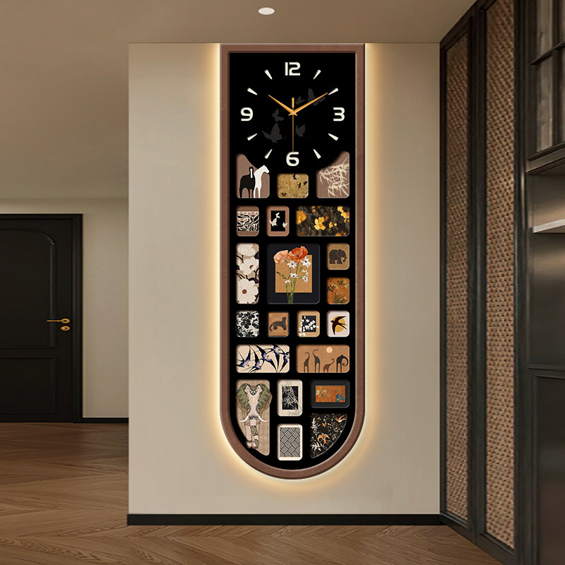 Vertical Security Wall Clock U - Luxury Lifestyle Aesthetic 评论和价格