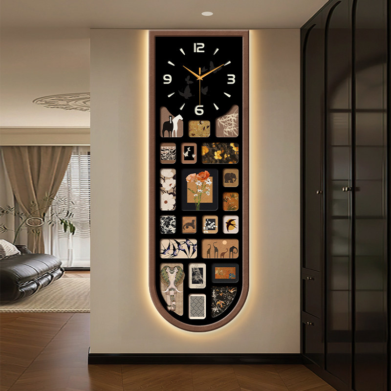 Vertical Security Wall Clock U - Luxury Lifestyle Aesthetic 评论和价格
