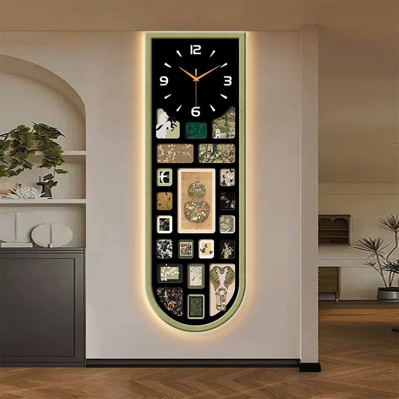 Vertical Security Wall Clock U - Luxury Lifestyle Aesthetic 评论和价格