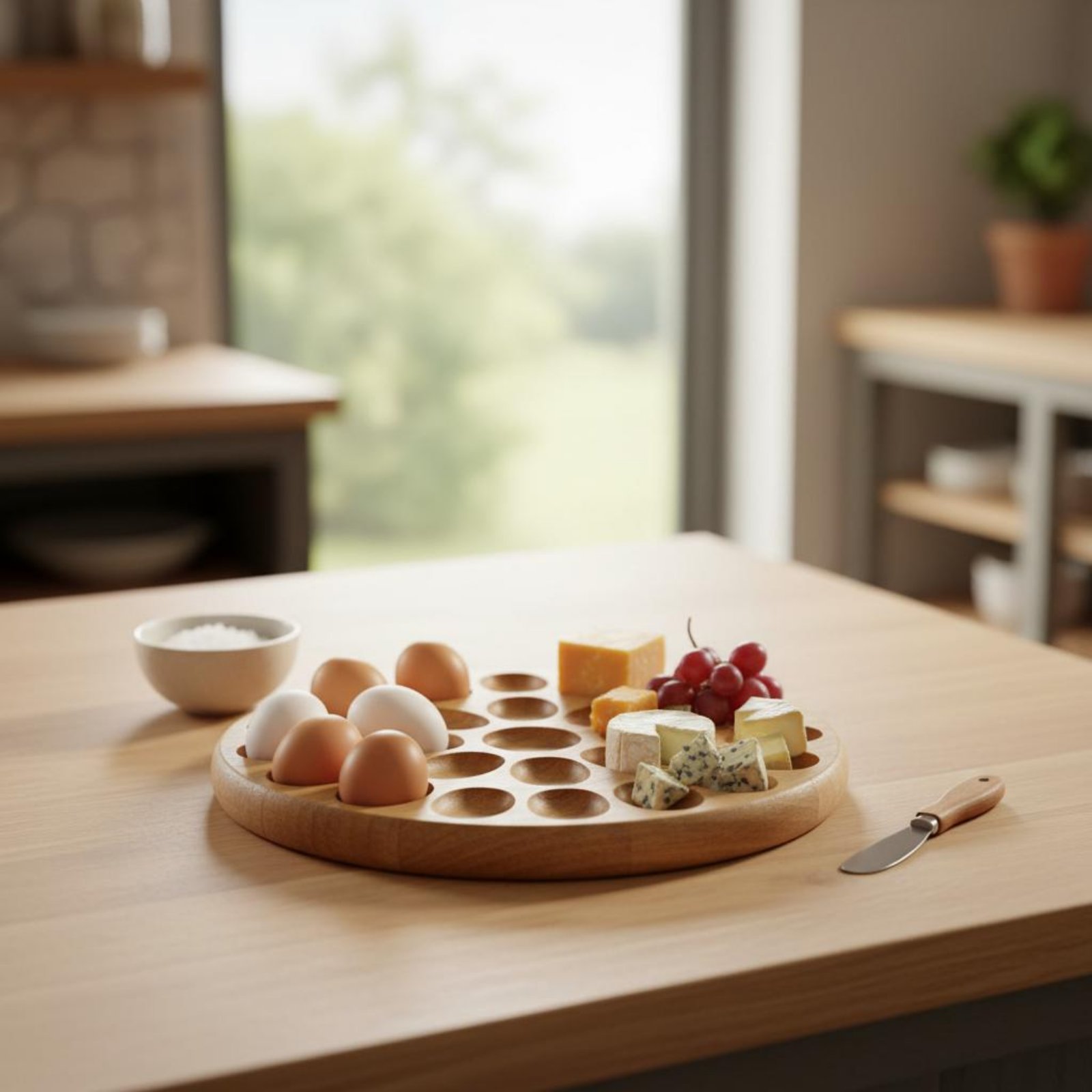 Reversible Wooden Oval Tray Na - Wooden Serving Tray 评论和价格