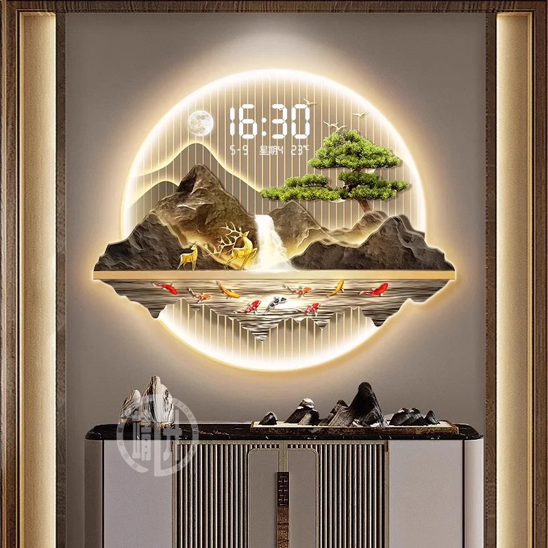 Chinese Style Design Wall Cloc - Luxury Lifestyle Aesthetic 评论和价格