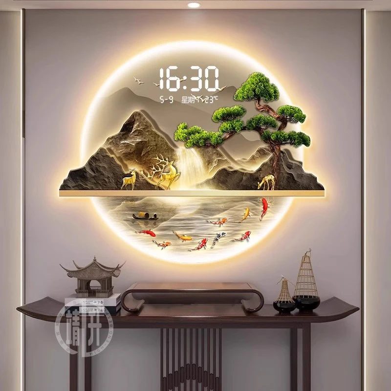 Chinese Style Design Wall Cloc - Luxury Lifestyle Aesthetic 评论和价格