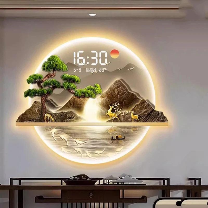 Chinese Style Design Wall Cloc - Luxury Lifestyle Aesthetic 评论和价格
