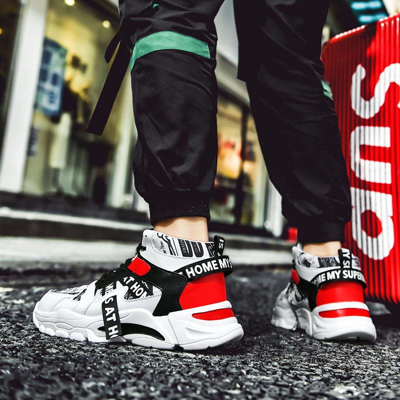 Large Size High Top Chunky Man - Luxury Lifestyle Way 评论和价格