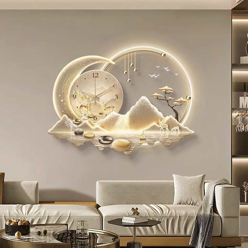 Art Mural Led Clock Wall Luxur - Luxury Lifestyle Aesthetic 评论和价格