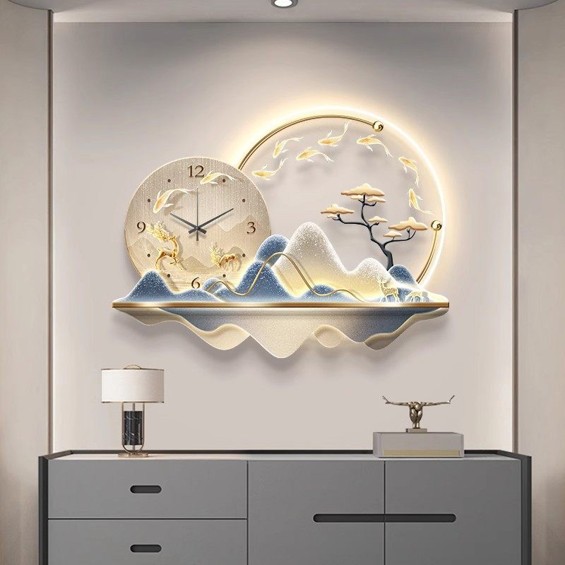 Art Mural Led Clock Wall Luxur - Luxury Lifestyle Aesthetic 评论和价格