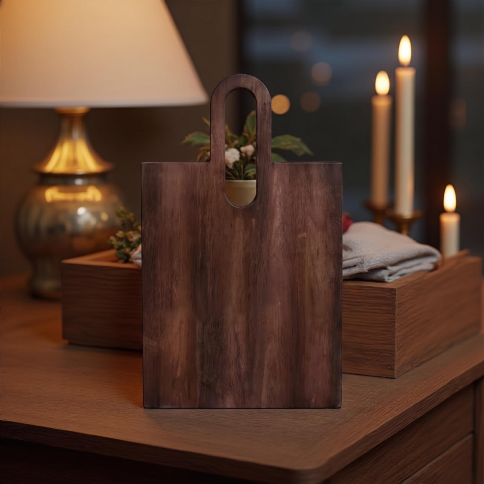 Kitchen Serving Board Solid Wo - Wooden Serving Tray 评论和价格