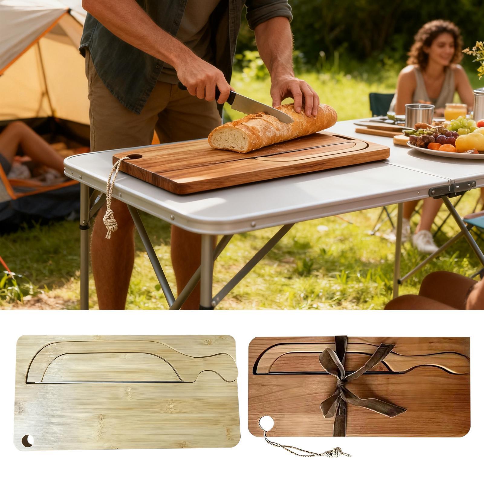 Bread Cutter For Sourdough Por - Wooden Serving Tray 评论和价格