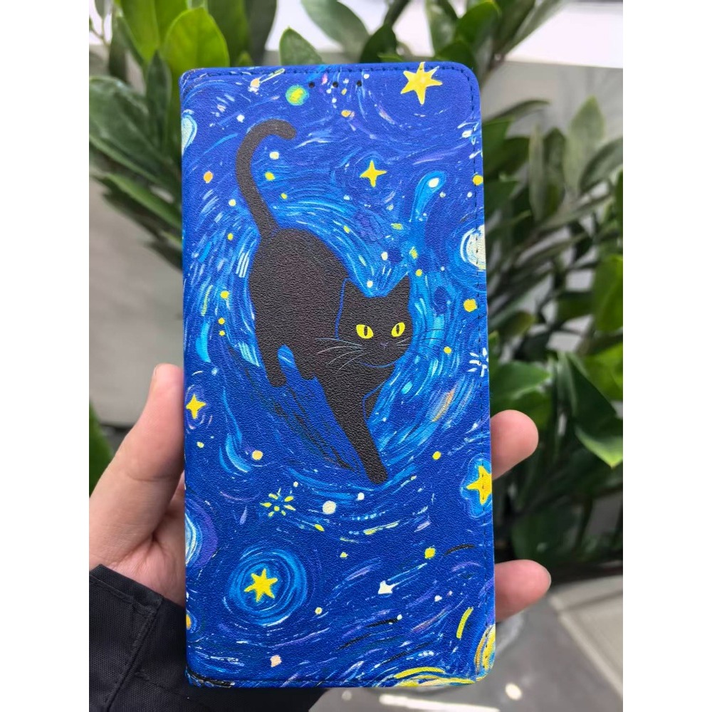 Painted Magnetic Flip Leather  - Samsung Galaxy S24 评论和价格