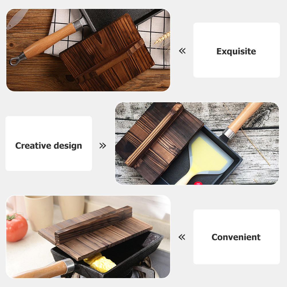 Wooden Pan Lid Kitchen Japanes - Wooden Serving Tray 评论和价格